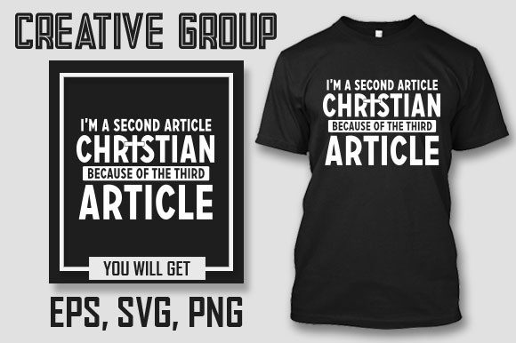 I'm a Second Article Christian: A Display Font for Faith-Focused Design
