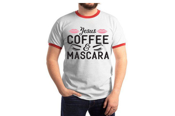 Makeup SVG Design for Jesus Coffee Mascara